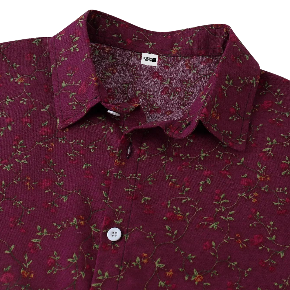 Camisa Masculina Estampa Floral