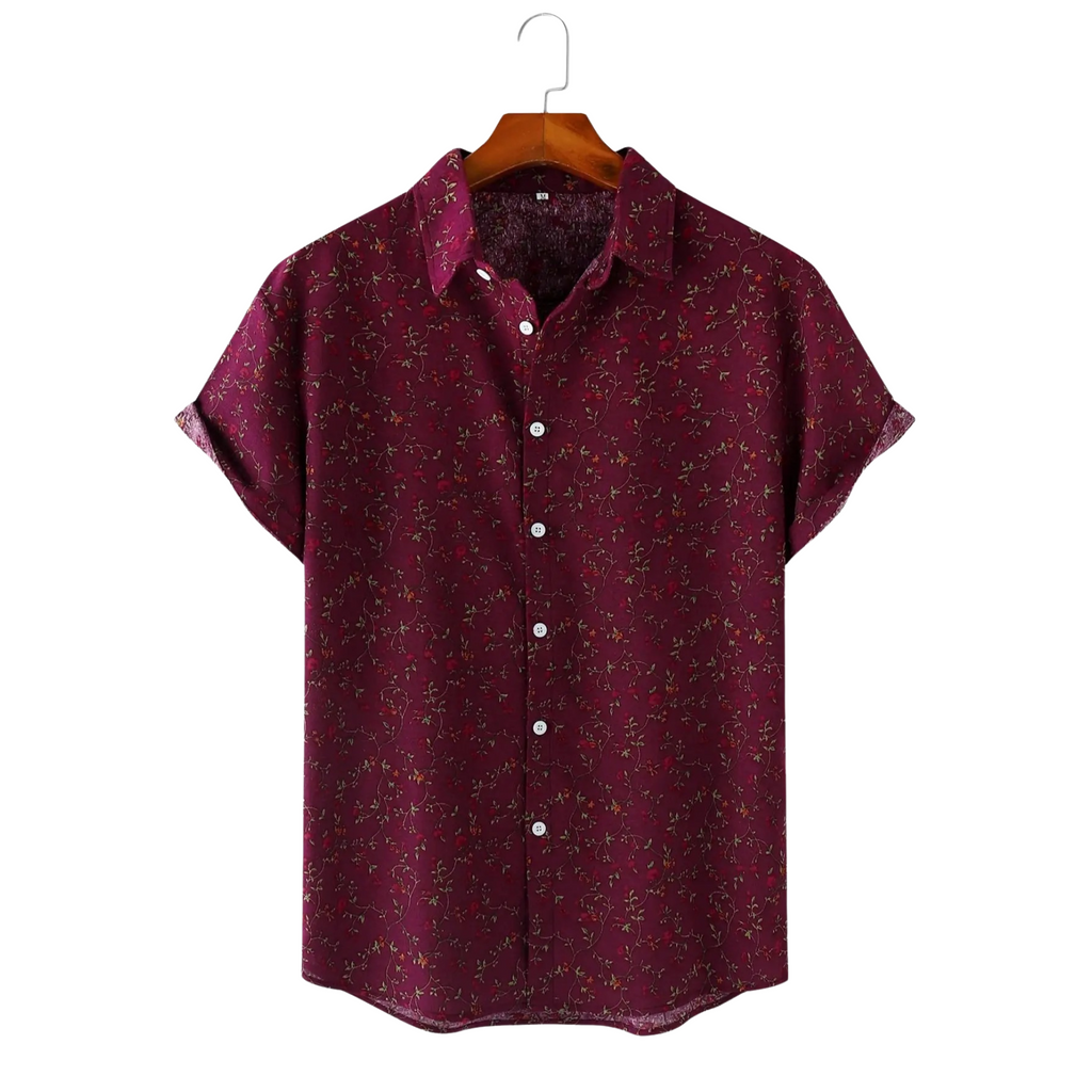 Camisa Masculina Estampa Floral